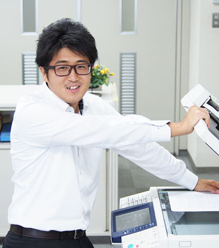 社員の写真